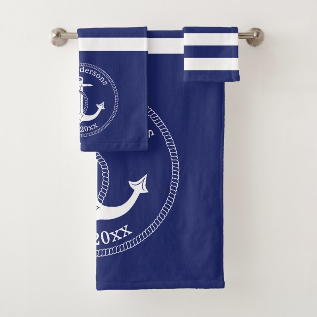 Ancre marine Monogramme de la famille des bandes b (En situation)