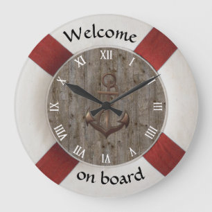 ancre maritime de l' horloge murale