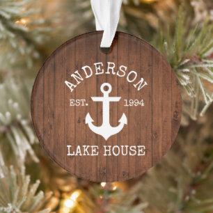 Ancre Nautical Lake House Nom de famille