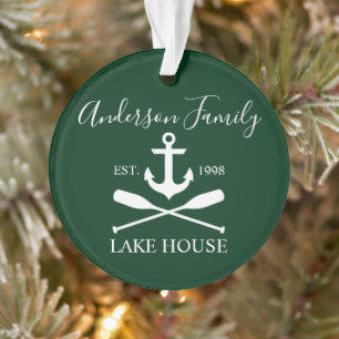 Ancre Nautical Lake House Oars Nom de famille Gree