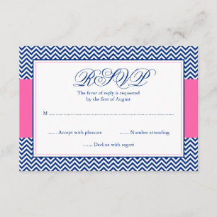Ancre Nautique bleu rose Bat mitzvah RSVP