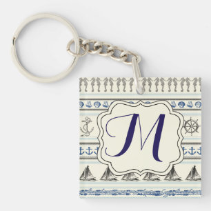 Ancre nautique Corde nautique Monogramme Porte - c