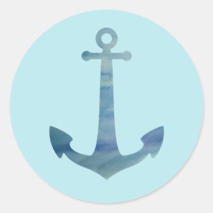 Ancre Nautique Ocean Party Merci Stickers