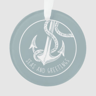 Ancre nautique Première cérémonie de Noël mari