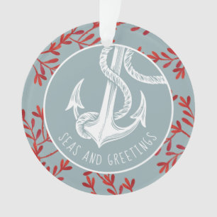 Ancre nautique Première cérémonie de Noël mariée