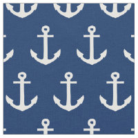 Ancres loin dans le tissu de la marine |