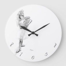 ...and 5, 6, 7, 8! Degas Dancer's Große Wanduhr