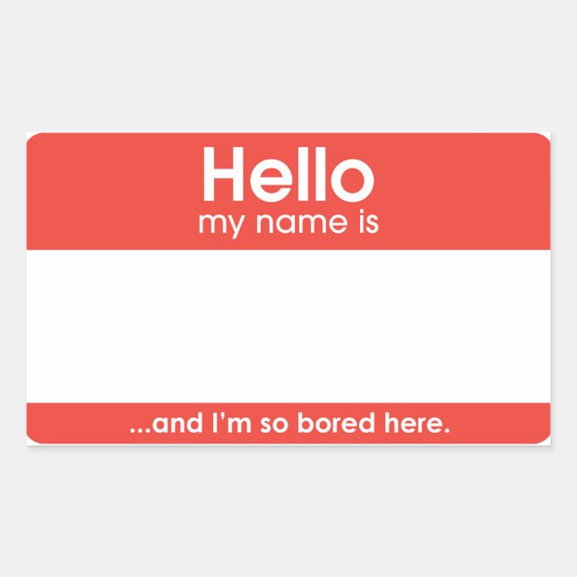 … and I'm gesund bored here. | sticker (Vorderseite)