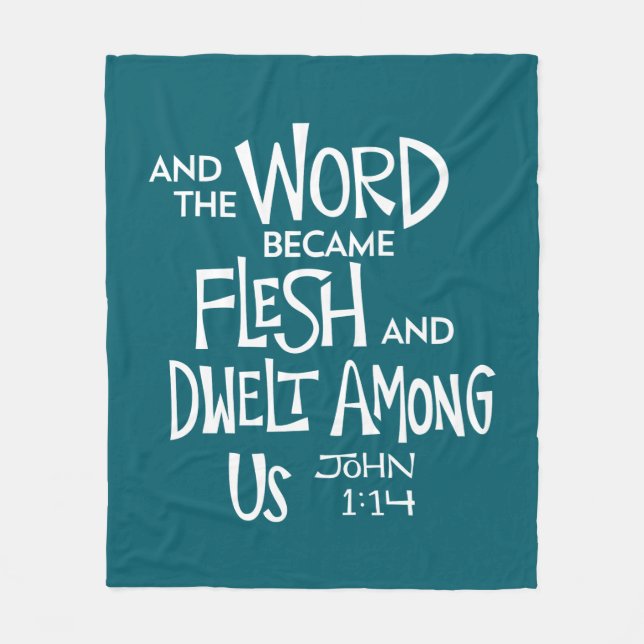 And the Word became Flesh 2 Fleecedecke (Vorderseite)