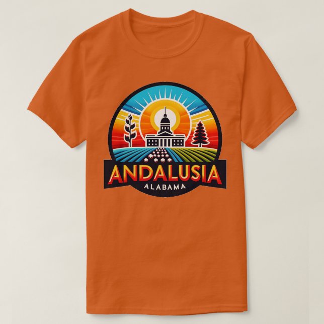 Andalusia Alabama TShirt (Design vorne)