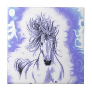 Andalusian im Blau Fliese