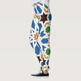 Andalusian Tiles 10 (Real Alcazar, Seville) Leggings