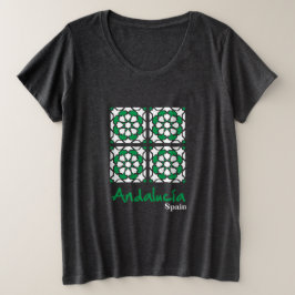 Andalusian Tiles 2 Große Größe T-Shirt