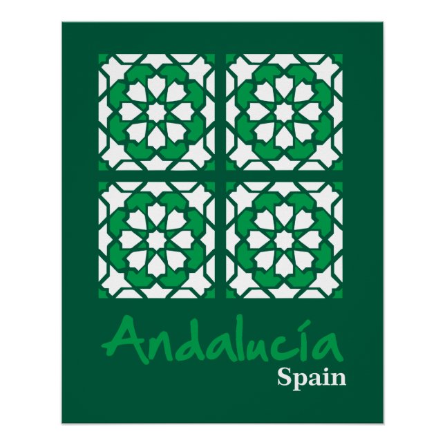 Andalusian Tiles 2 Poster (Vorderseite)