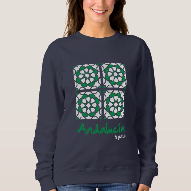 Andalusian Tiles 2 Sweatshirt (Vorderseite)