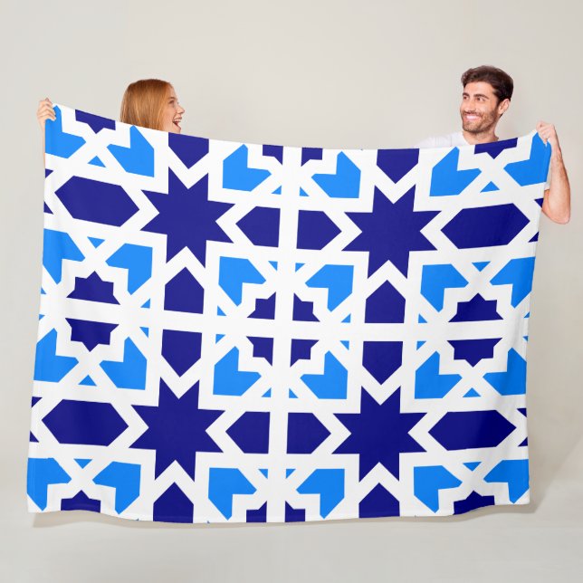 Andalusian Tiles 6 Fleecedecke (Beispiel)