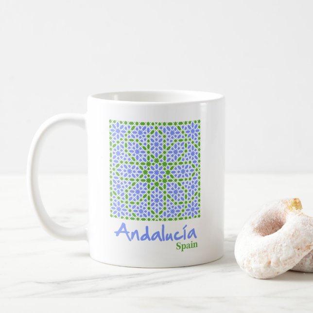 Andalusian Tiles 7 Kaffeetasse (Mit Donut)