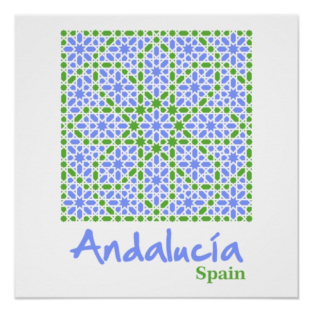 Andalusian Tiles 7 Poster (Vorderseite)