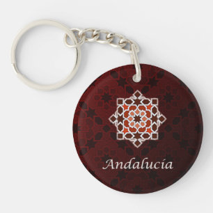 Andalusien Kunst des Kachels und der Schlüsselanhänger