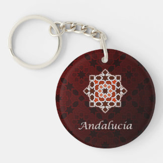 Andalusien Kunst des Kachels und der Schlüsselanhänger