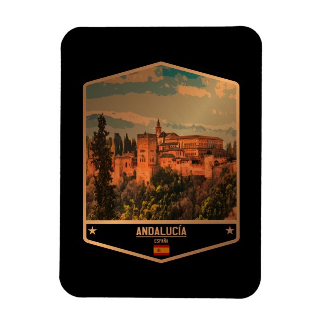 Andalusien Magnet (Vertikal)