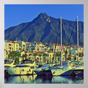 Andalusien - MARBELLA - Panorama Poster