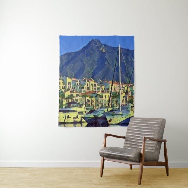 Andalusien - MARBELLA - Panorama Wandteppich (Beispiel)