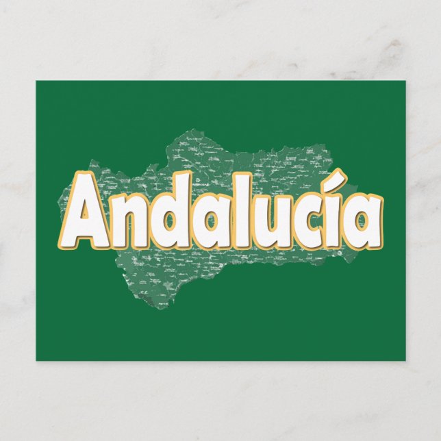 Andalusien Postkarte (Vorderseite)