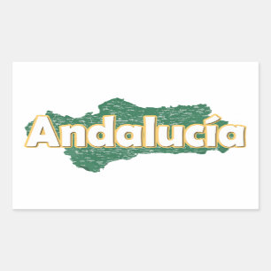 Andalusien Rechteckiger Aufkleber