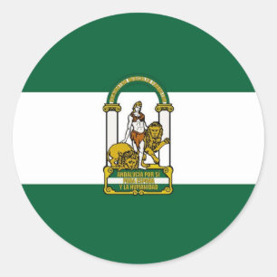 Andalusien Runder Aufkleber