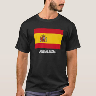 Andalusien Spanien Flaggenemblem Escudo Bandera Wa T-Shirt