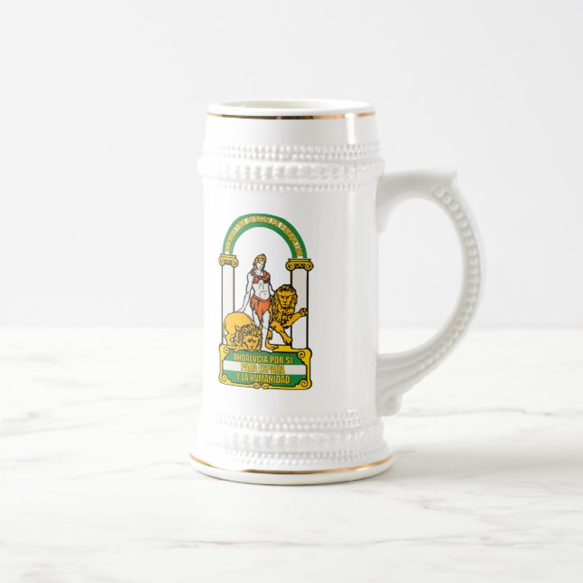 Andalusien-Wappen Tasse (Rechts)