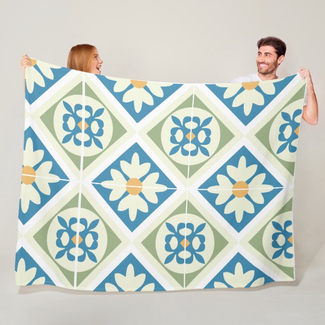 Andalusische Fliesen 13 Fleecedecke (Beispiel)