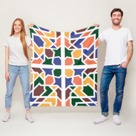 Andalusische Fliesen 1 Fleecedecke