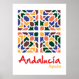 Andalusische Fliesen 1 Poster