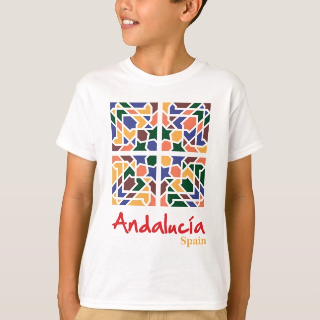 Andalusische Fliesen 1 T-Shirt (Vorderseite)