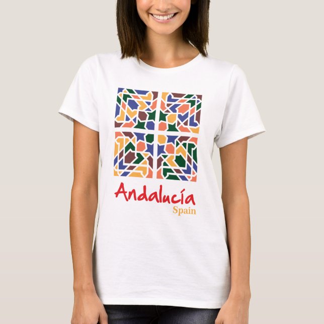 Andalusische Fliesen 1 T-Shirt (Vorderseite)