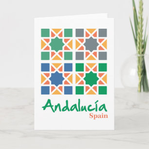 Andalusische Fliesen 4 Karte
