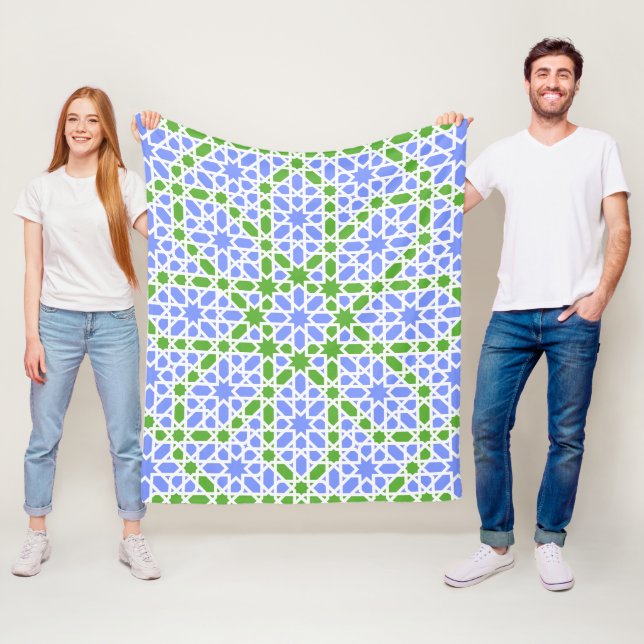 Andalusische Fliesen 7 Fleecedecke (Beispiel)