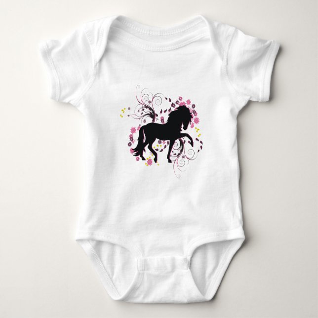 Andalusischer Schmutz Baby Strampler (Vorderseite)