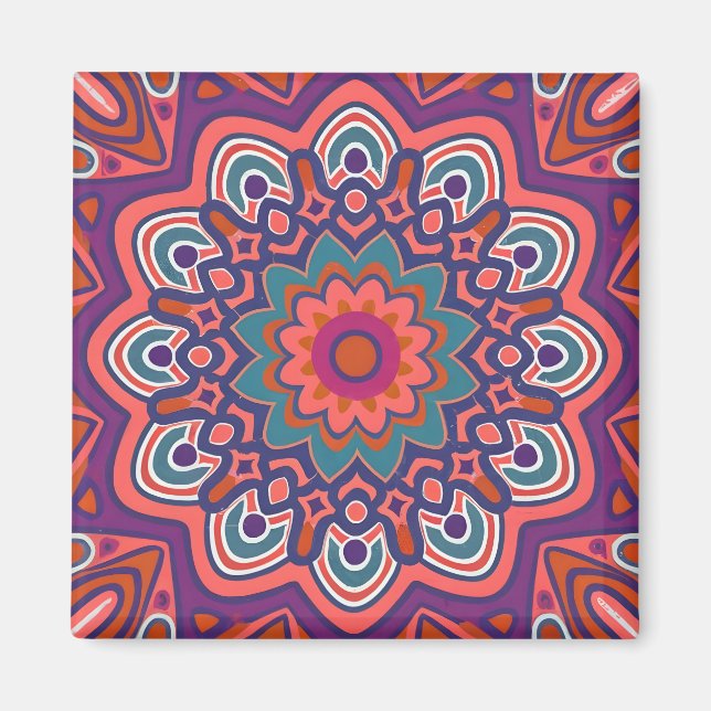 andalusisches Mosaik Magnet (Vorne)