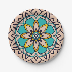 andalusisches Mosaik Pappteller