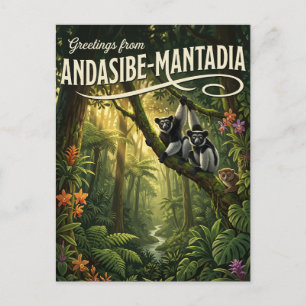 Andasibe-Mantadia-Nationalpark Madagaskar Postkarte