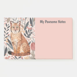 Andean-Bergkatze Boho My Pawsome Personal Post-it Klebezettel