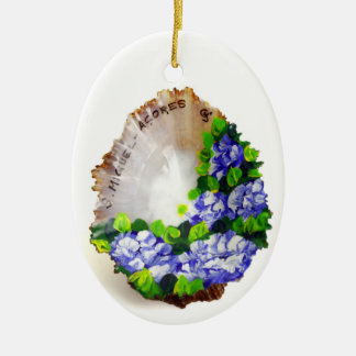 Andenken an die Azoren Keramik Ornament