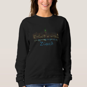 Andenken an Zürich Stadt Schweiz für Männer Frauen Sweatshirt