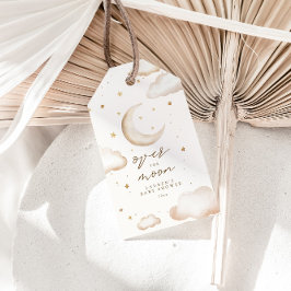 Andenken-Anhänger für Baby-Party 'Über den Mond' Geschenkanhänger