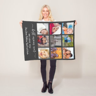 Andenken Bester Mama Aller Zeiten Fotocollage Mutt Fleecedecke