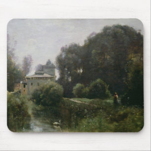Andenken des Landhauses Borghese, 1855 Mousepad