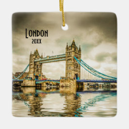Andenken Foto-Londons besitzen Reise-England Keramikornament
